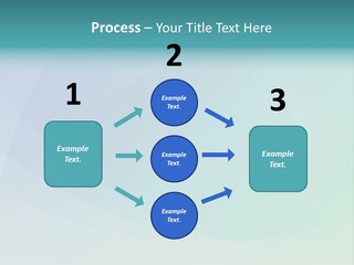 A Blue And Green Abstract Background With The Word Name Of Presentation PowerPoint Template