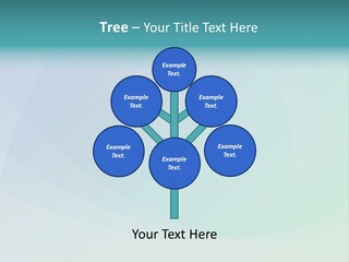 A Blue And Green Abstract Background With The Word Name Of Presentation PowerPoint Template