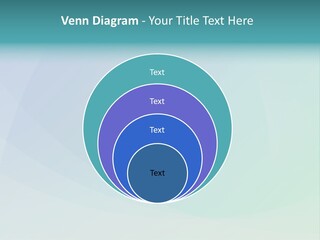 A Blue And Green Abstract Background With The Word Name Of Presentation PowerPoint Template