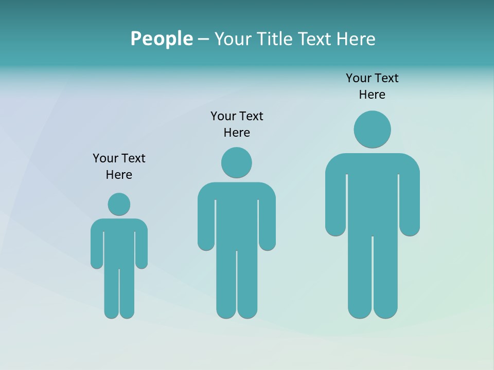 A Blue And Green Abstract Background With The Word Name Of Presentation PowerPoint Template