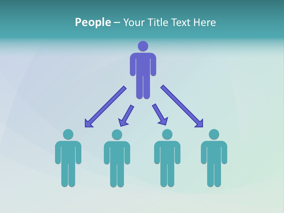 A Blue And Green Abstract Background With The Word Name Of Presentation PowerPoint Template