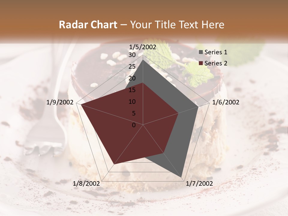 A Piece Of Cake On A Plate With A Spoon PowerPoint Template