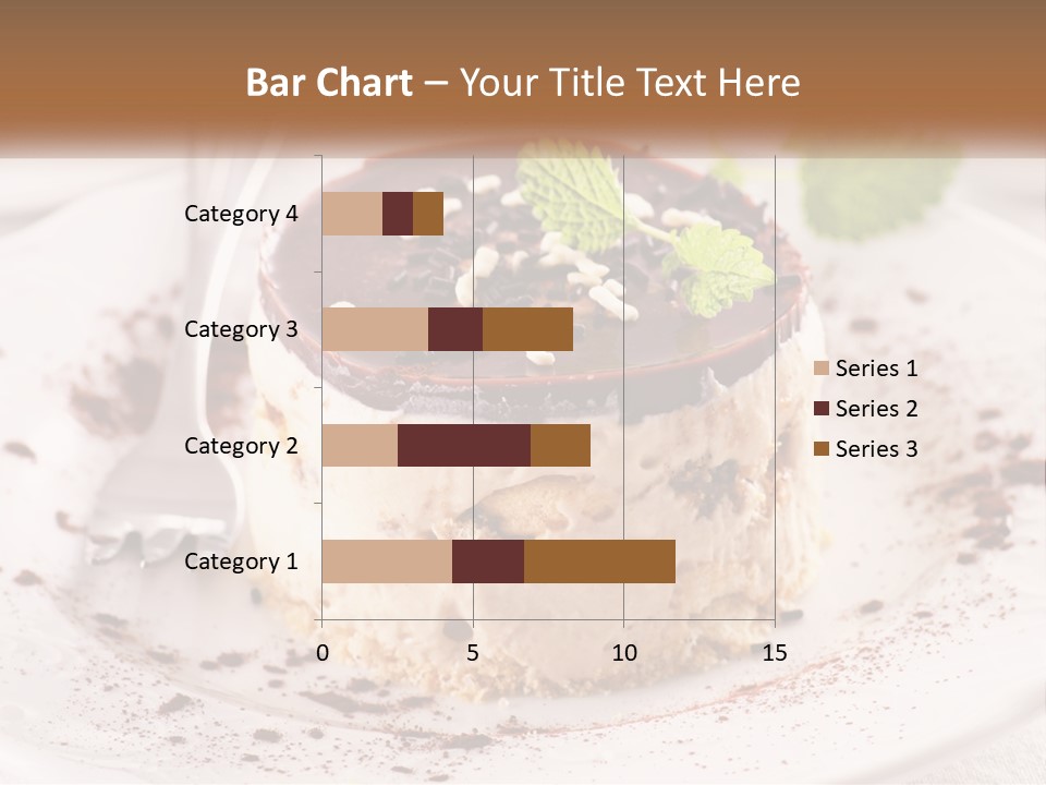 A Piece Of Cake On A Plate With A Spoon PowerPoint Template