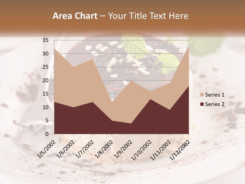A Piece Of Cake On A Plate With A Spoon PowerPoint Template