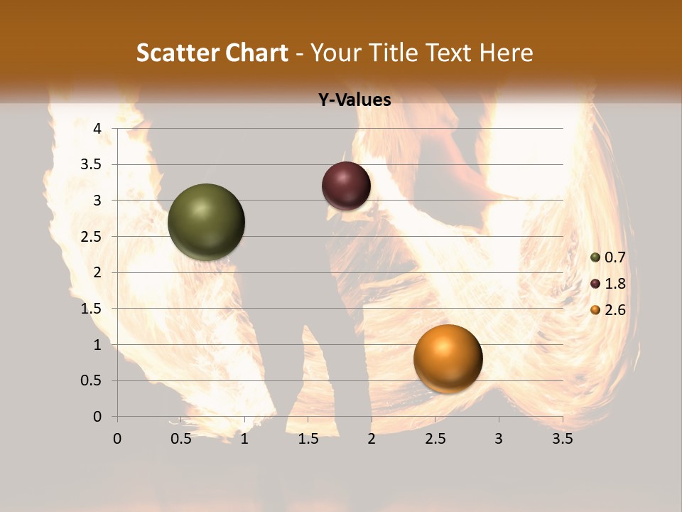 A Couple Of People That Are Holding Fire PowerPoint Template