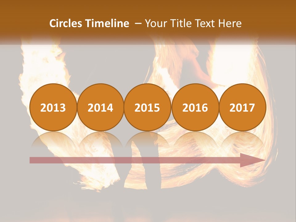 A Couple Of People That Are Holding Fire PowerPoint Template