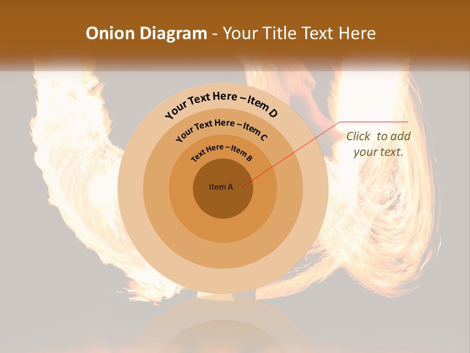 A Couple Of People That Are Holding Fire PowerPoint Template