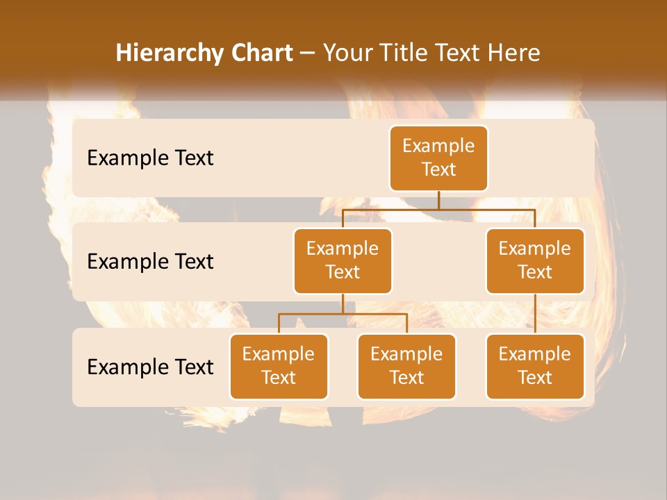 A Couple Of People That Are Holding Fire PowerPoint Template
