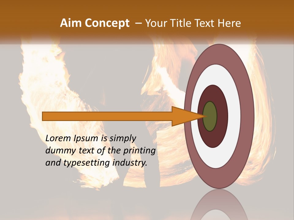 A Couple Of People That Are Holding Fire PowerPoint Template