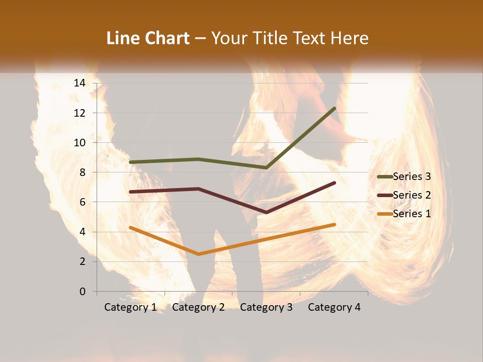 A Couple Of People That Are Holding Fire PowerPoint Template