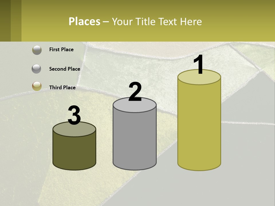 A Green, Yellow, And White Abstract Design Powerpoint Presentation PowerPoint Template