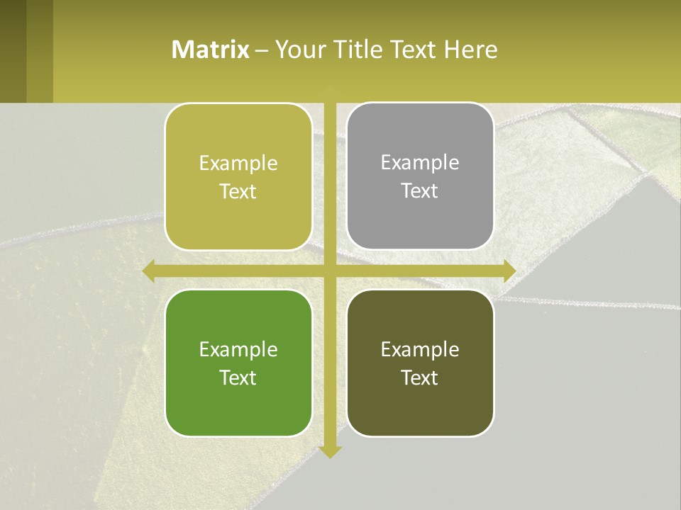 A Green, Yellow, And White Abstract Design Powerpoint Presentation PowerPoint Template