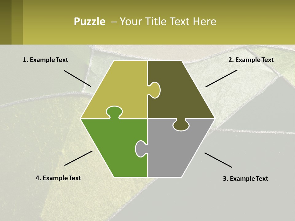 A Green, Yellow, And White Abstract Design Powerpoint Presentation PowerPoint Template