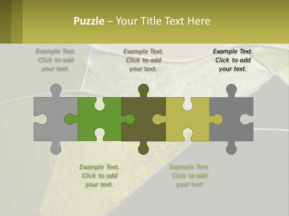 A Green, Yellow, And White Abstract Design Powerpoint Presentation PowerPoint Template