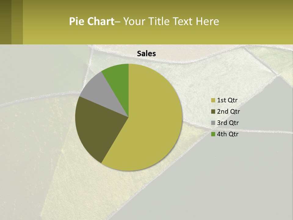 A Green, Yellow, And White Abstract Design Powerpoint Presentation PowerPoint Template