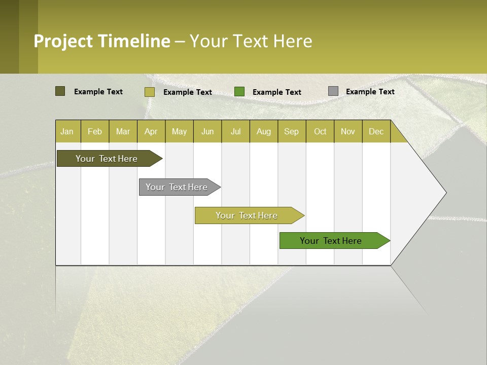 A Green, Yellow, And White Abstract Design Powerpoint Presentation PowerPoint Template