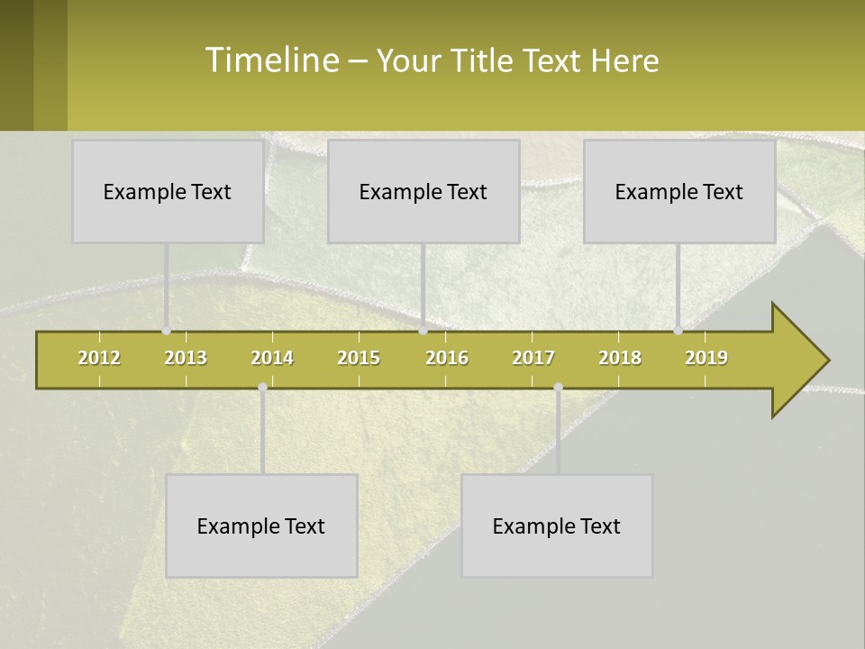A Green, Yellow, And White Abstract Design Powerpoint Presentation PowerPoint Template