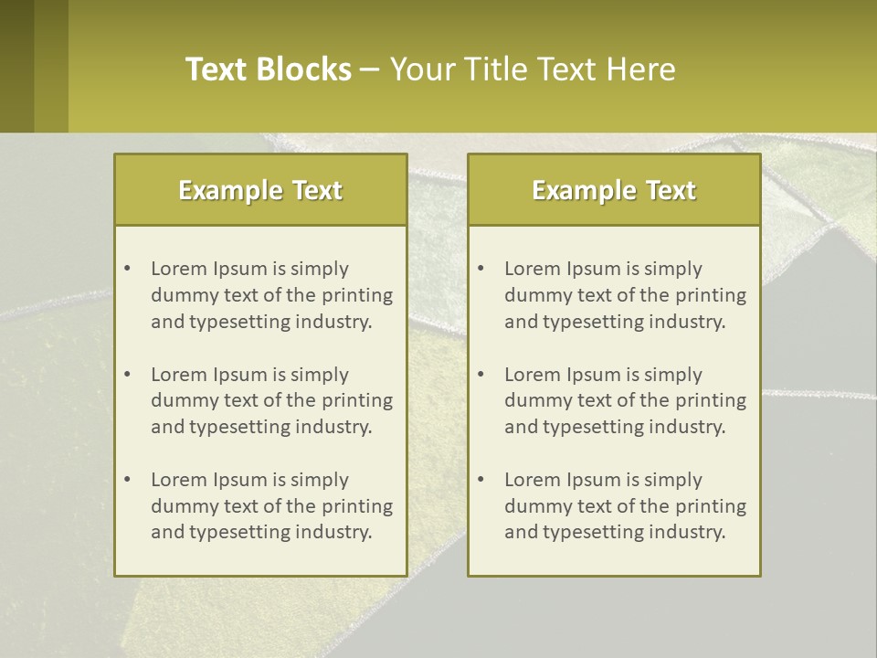 A Green, Yellow, And White Abstract Design Powerpoint Presentation PowerPoint Template