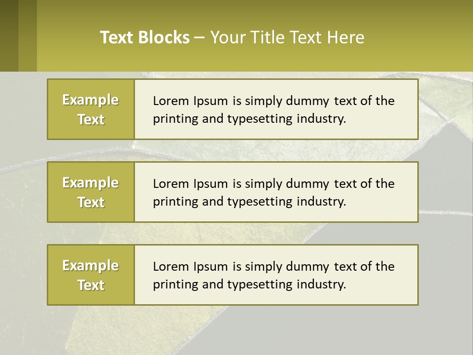 A Green, Yellow, And White Abstract Design Powerpoint Presentation PowerPoint Template