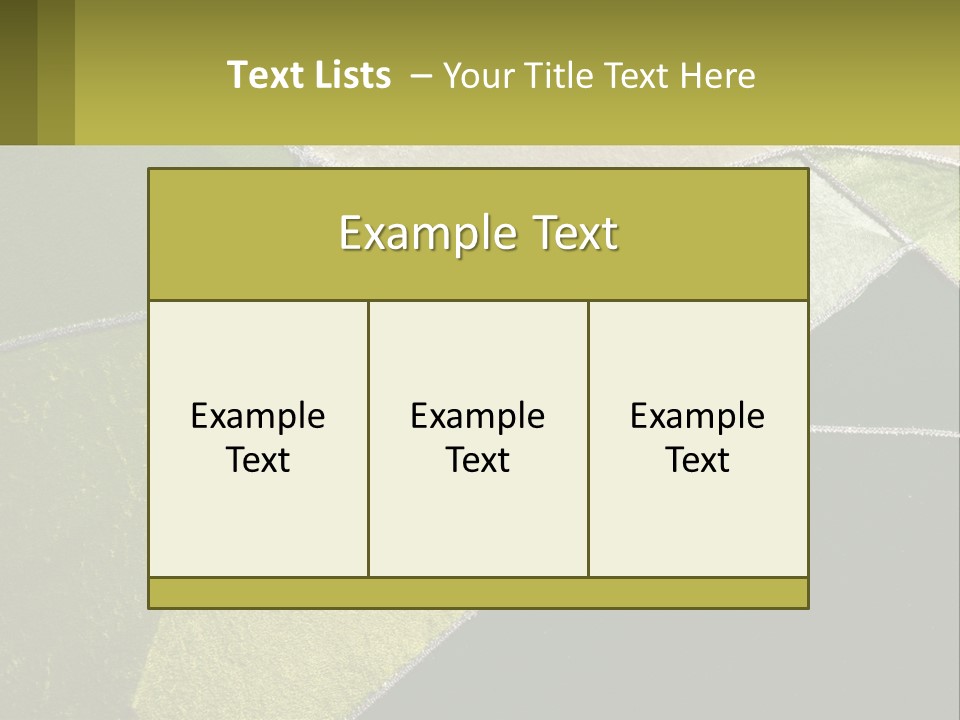 A Green, Yellow, And White Abstract Design Powerpoint Presentation PowerPoint Template