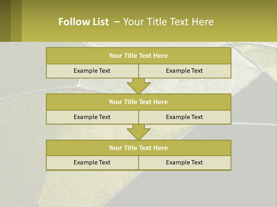 A Green, Yellow, And White Abstract Design Powerpoint Presentation PowerPoint Template