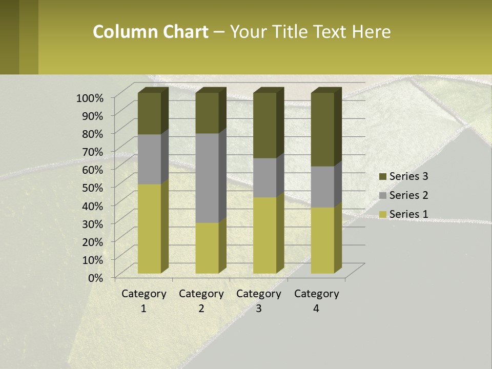 A Green, Yellow, And White Abstract Design Powerpoint Presentation PowerPoint Template