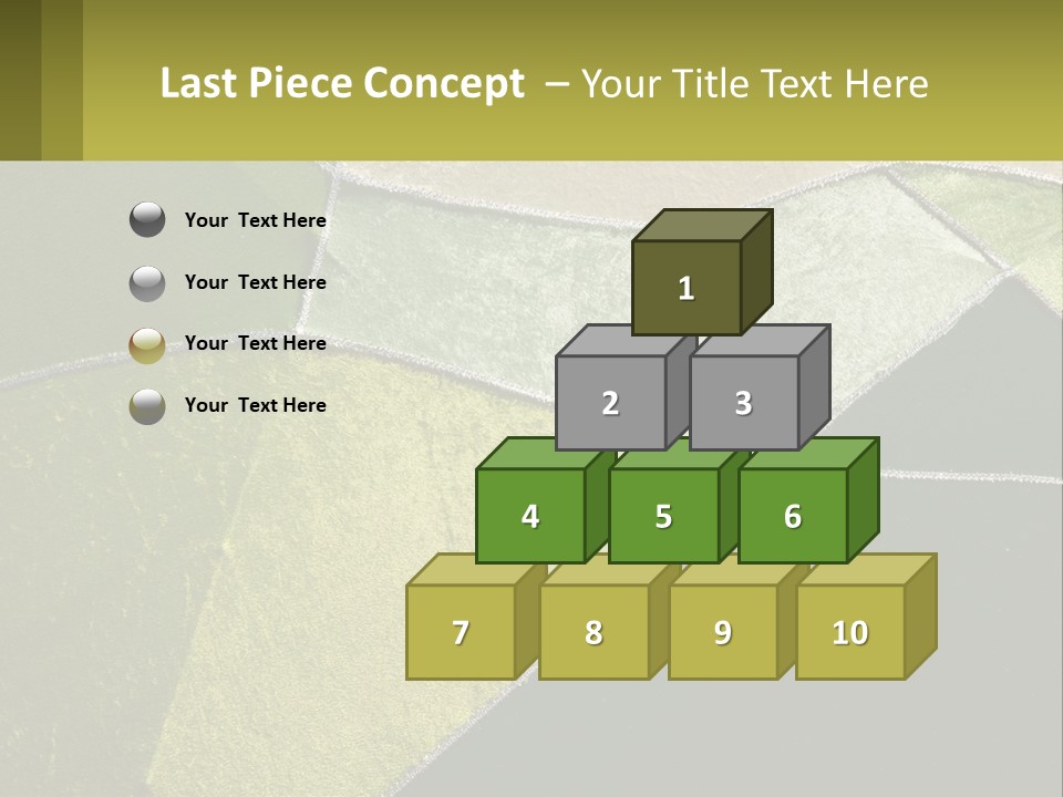 A Green, Yellow, And White Abstract Design Powerpoint Presentation PowerPoint Template