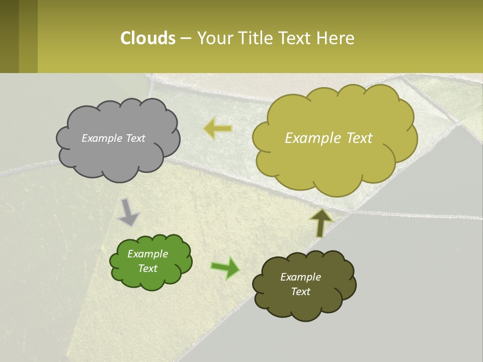 A Green, Yellow, And White Abstract Design Powerpoint Presentation PowerPoint Template