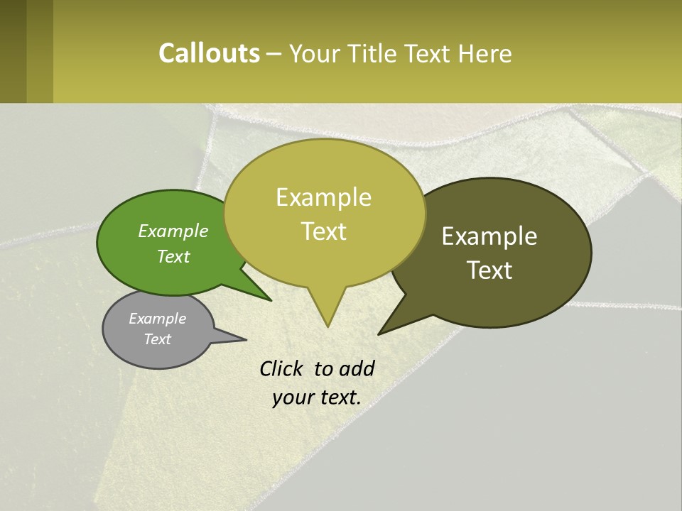 A Green, Yellow, And White Abstract Design Powerpoint Presentation PowerPoint Template