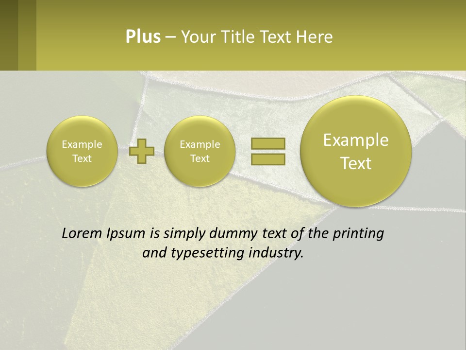 A Green, Yellow, And White Abstract Design Powerpoint Presentation PowerPoint Template