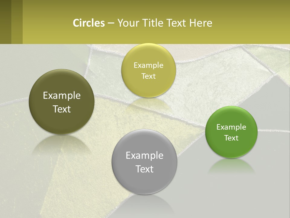 A Green, Yellow, And White Abstract Design Powerpoint Presentation PowerPoint Template