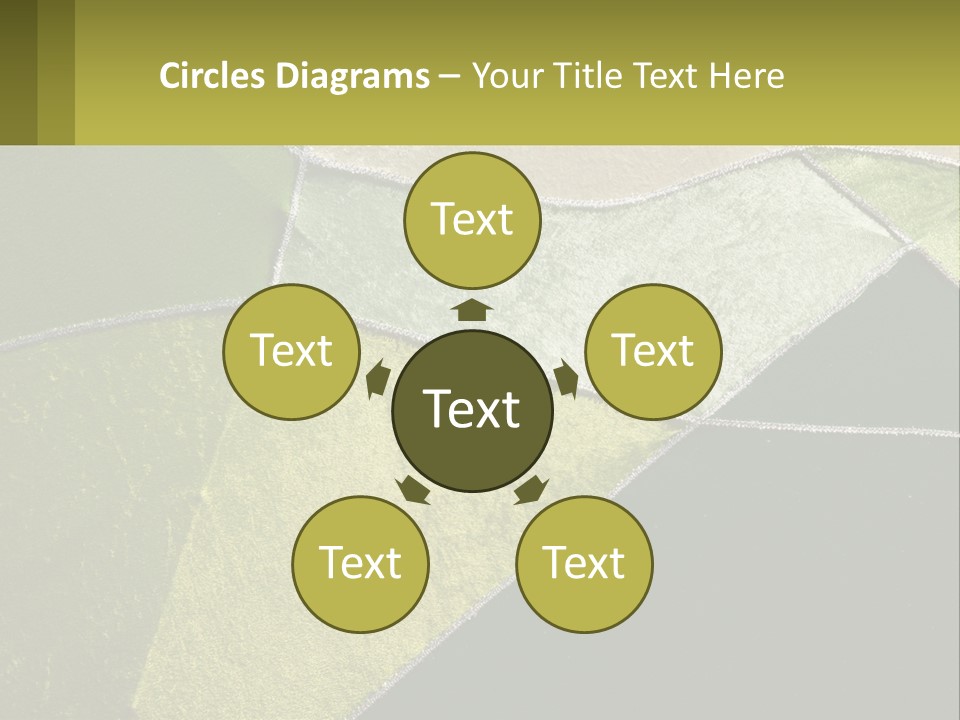 A Green, Yellow, And White Abstract Design Powerpoint Presentation PowerPoint Template