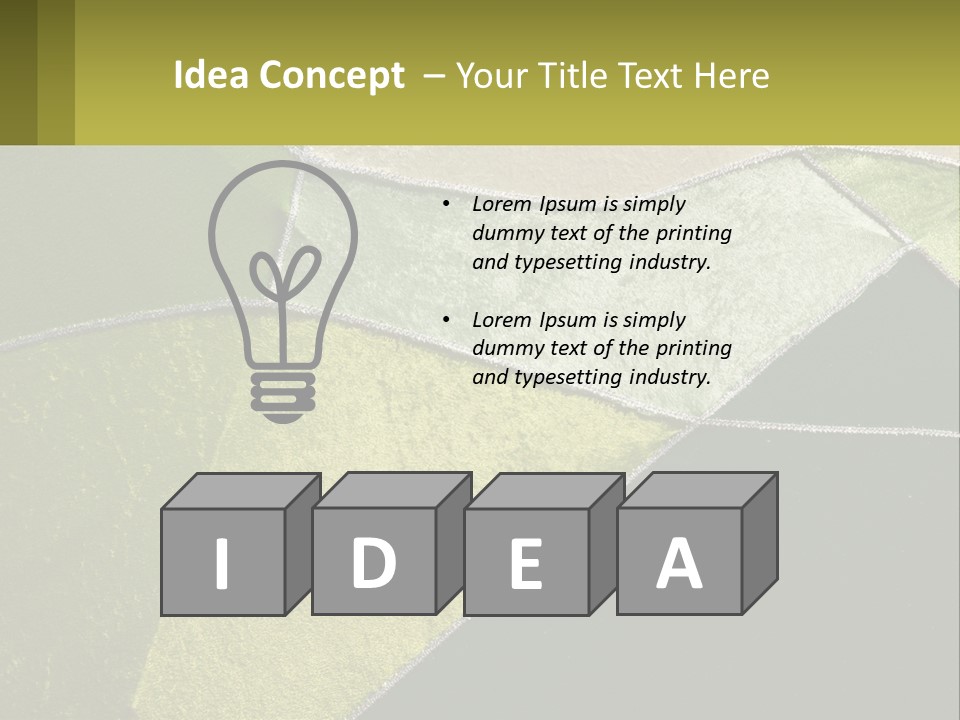 A Green, Yellow, And White Abstract Design Powerpoint Presentation PowerPoint Template
