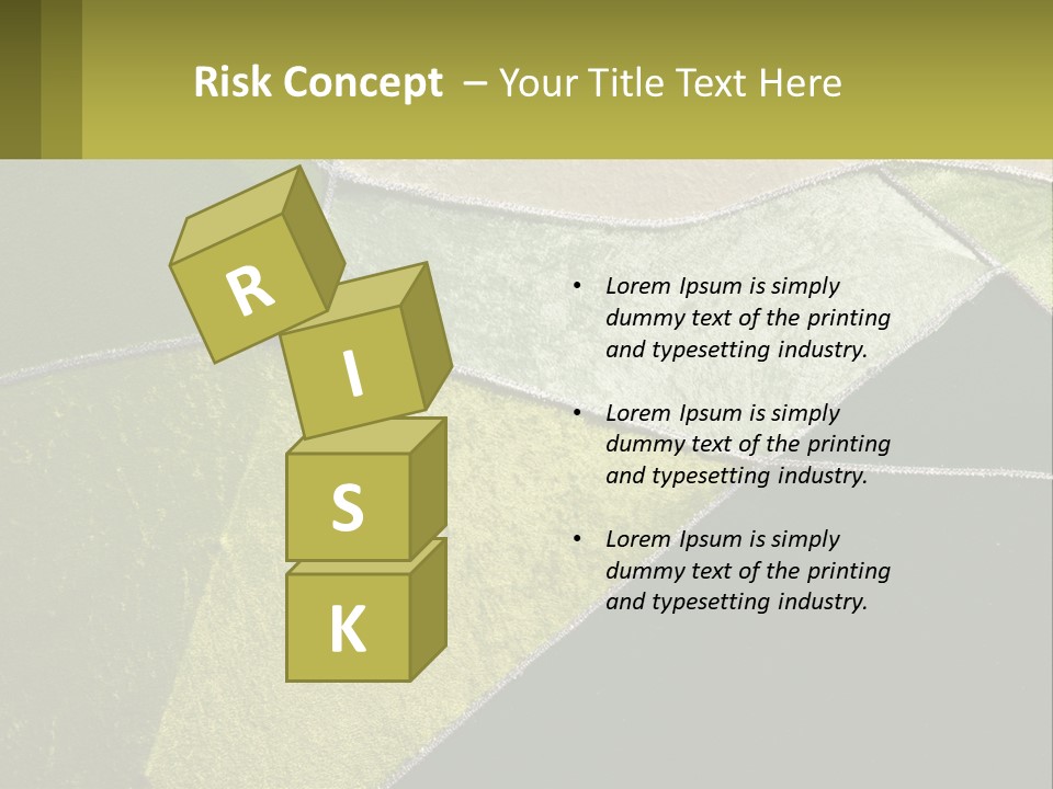A Green, Yellow, And White Abstract Design Powerpoint Presentation PowerPoint Template