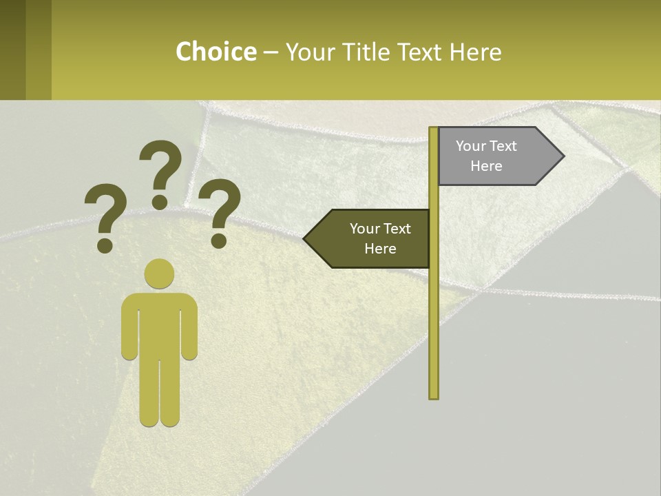A Green, Yellow, And White Abstract Design Powerpoint Presentation PowerPoint Template