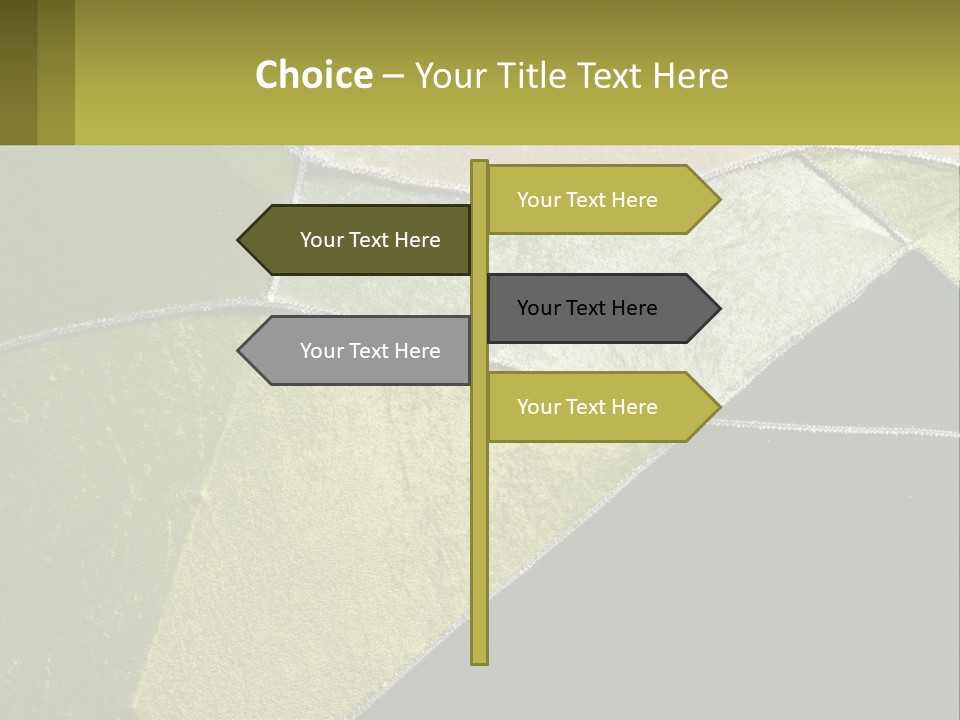 A Green, Yellow, And White Abstract Design Powerpoint Presentation PowerPoint Template