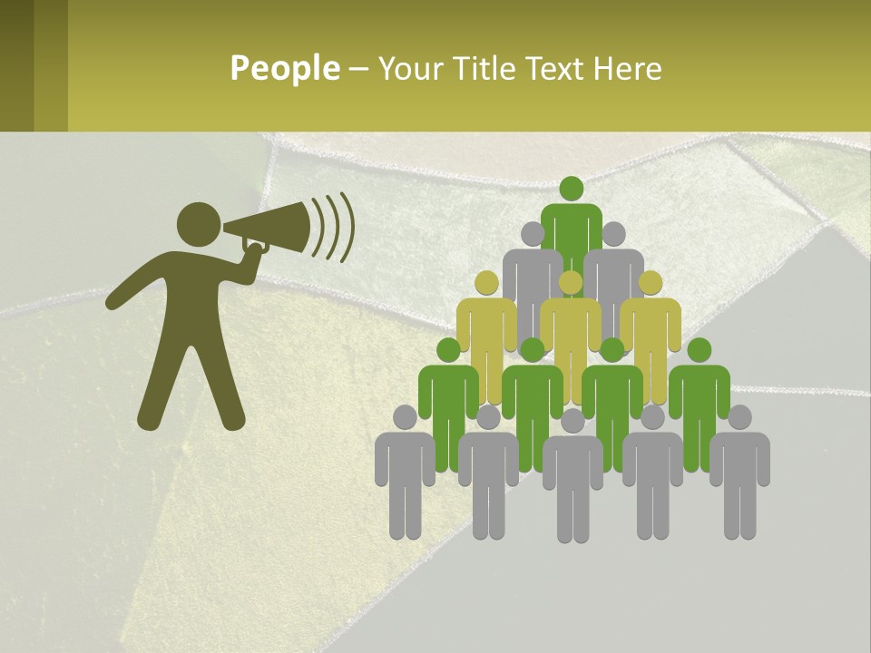 A Green, Yellow, And White Abstract Design Powerpoint Presentation PowerPoint Template