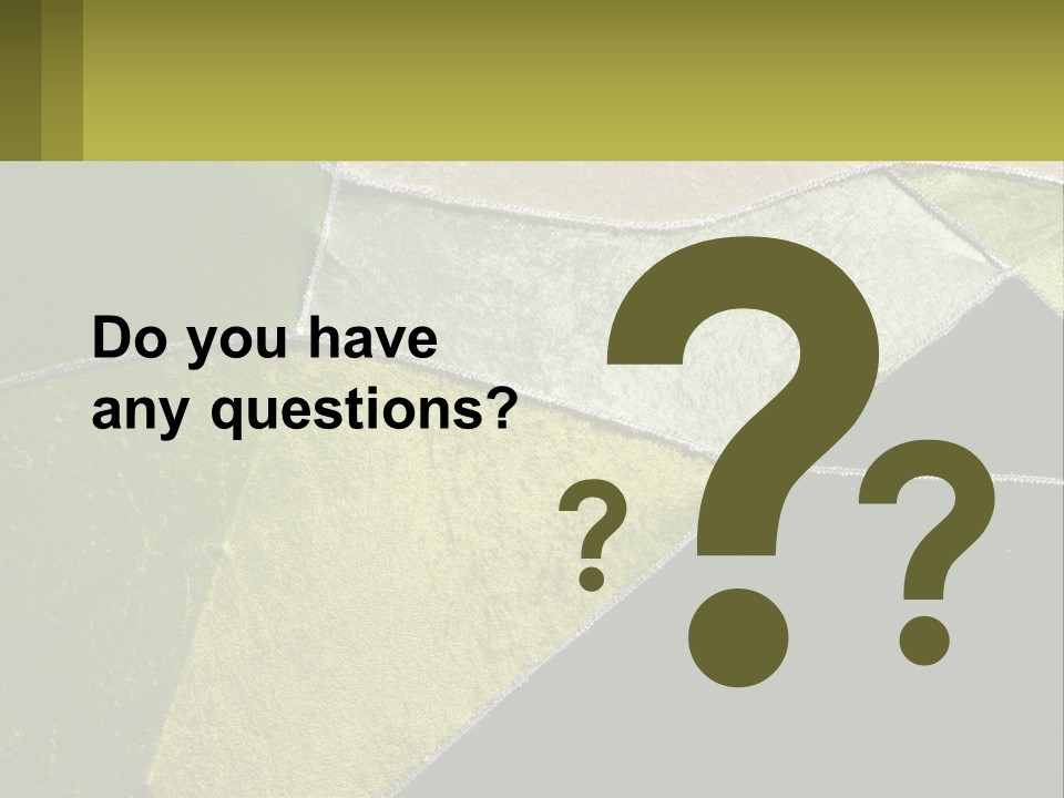 A Green, Yellow, And White Abstract Design Powerpoint Presentation PowerPoint Template