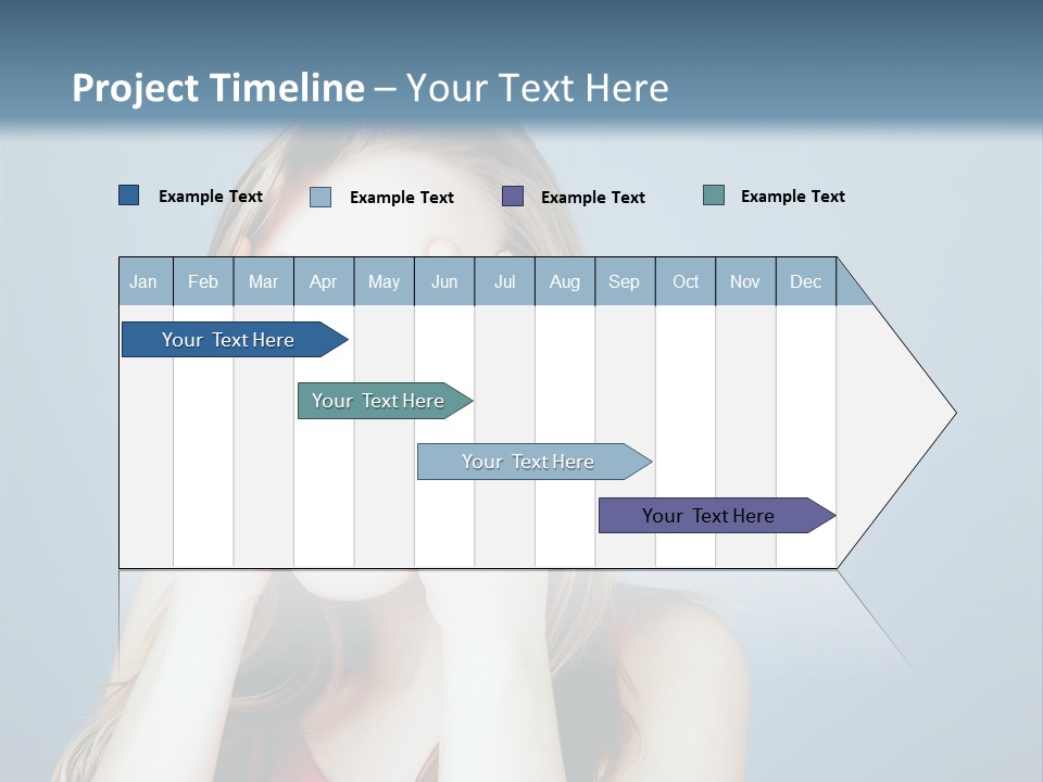A Woman Covering Her Eyes With Her Hands PowerPoint Template