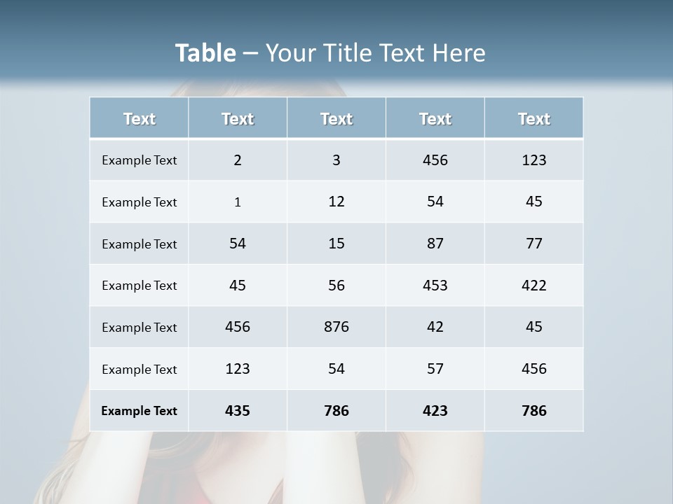 A Woman Covering Her Eyes With Her Hands PowerPoint Template