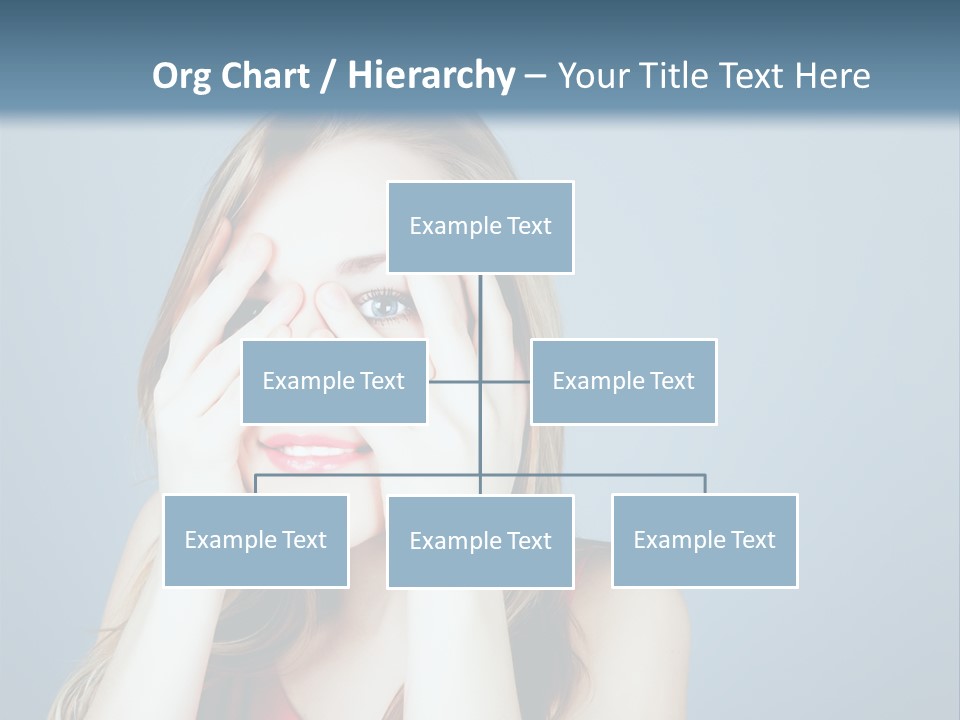 A Woman Covering Her Eyes With Her Hands PowerPoint Template