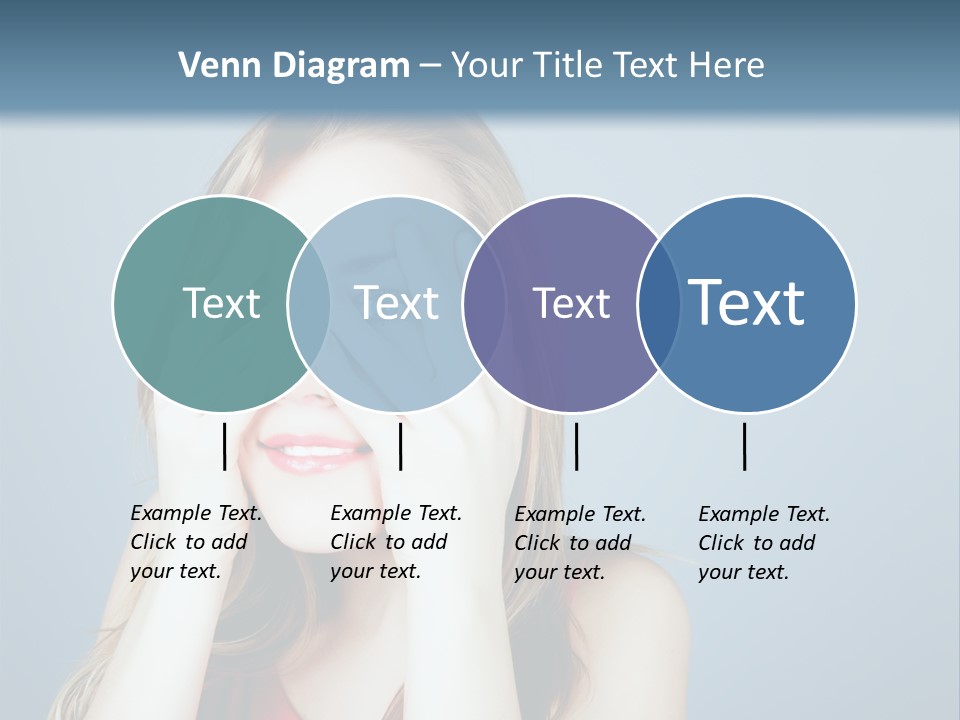 A Woman Covering Her Eyes With Her Hands PowerPoint Template