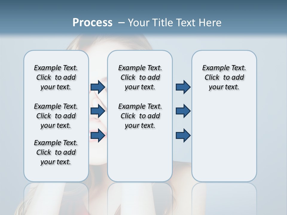 A Woman Covering Her Eyes With Her Hands PowerPoint Template