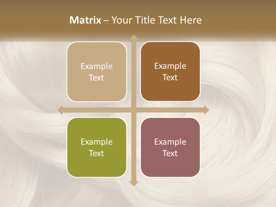 A Pile Of Blonde Hair Powerpoint Template PowerPoint Template