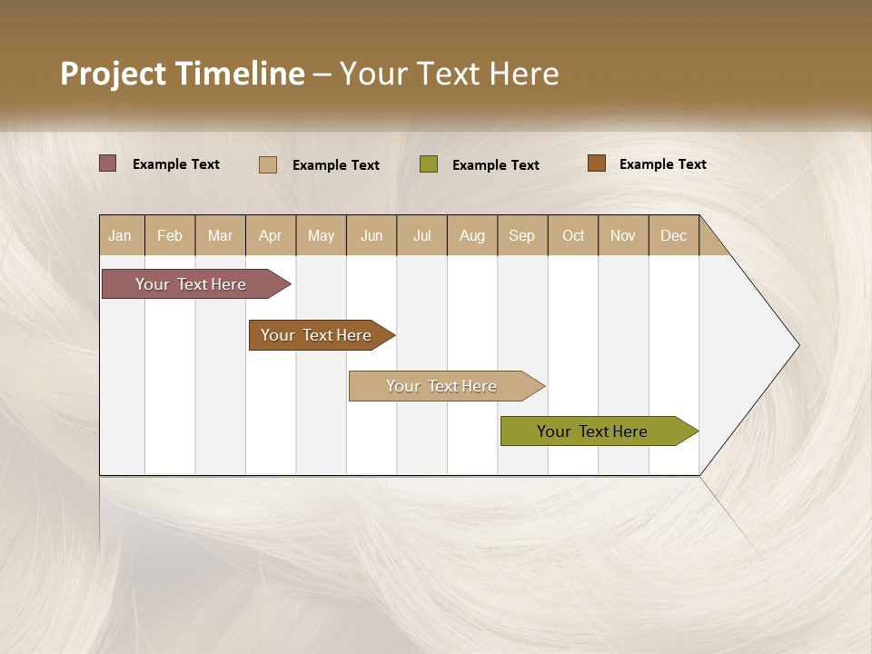 A Pile Of Blonde Hair Powerpoint Template PowerPoint Template