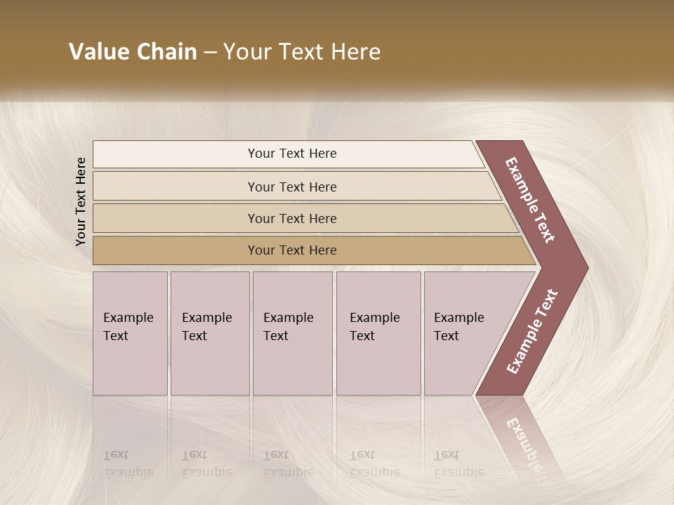 A Pile Of Blonde Hair Powerpoint Template PowerPoint Template