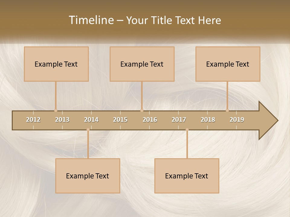 A Pile Of Blonde Hair Powerpoint Template PowerPoint Template