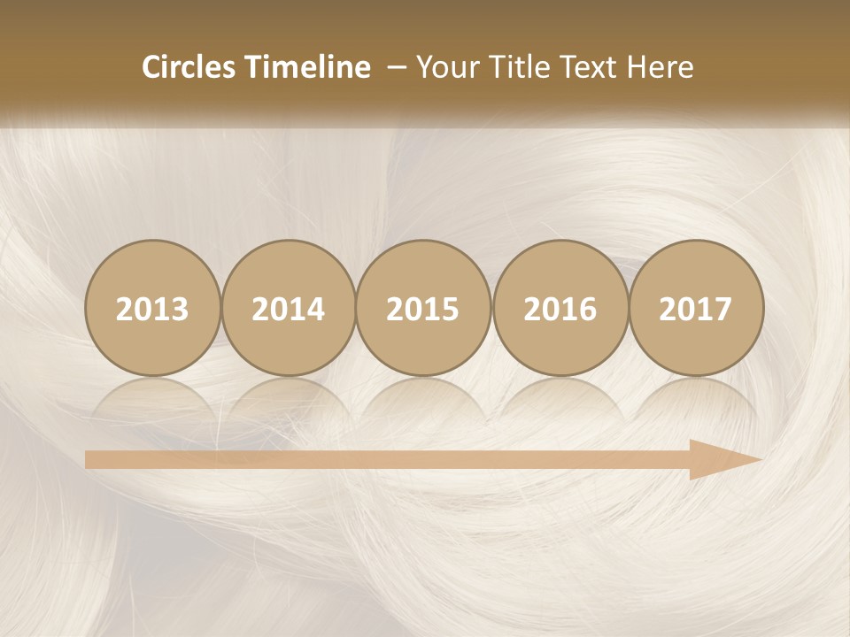 A Pile Of Blonde Hair Powerpoint Template PowerPoint Template