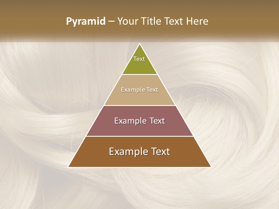 A Pile Of Blonde Hair Powerpoint Template PowerPoint Template