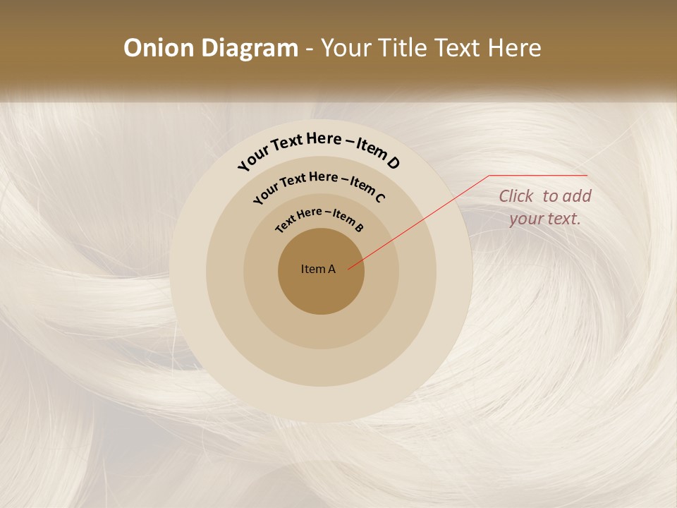 A Pile Of Blonde Hair Powerpoint Template PowerPoint Template